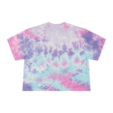 Chill Vibes Tie-Dye Crop Tee for Women - Perfect for Casual Wear & Summer Festivals