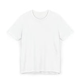 Minimalist White Unisex Jersey T-Shirt - Casual Comfort for Everyday Wear