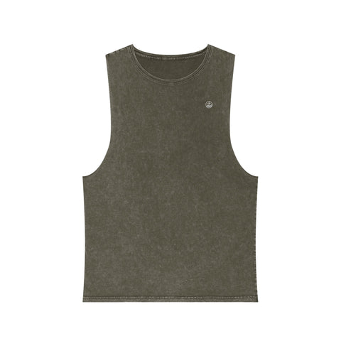 Unisex Stonewash Relaxed Tank Top - Perfect for Summer Vibes and Athleisure