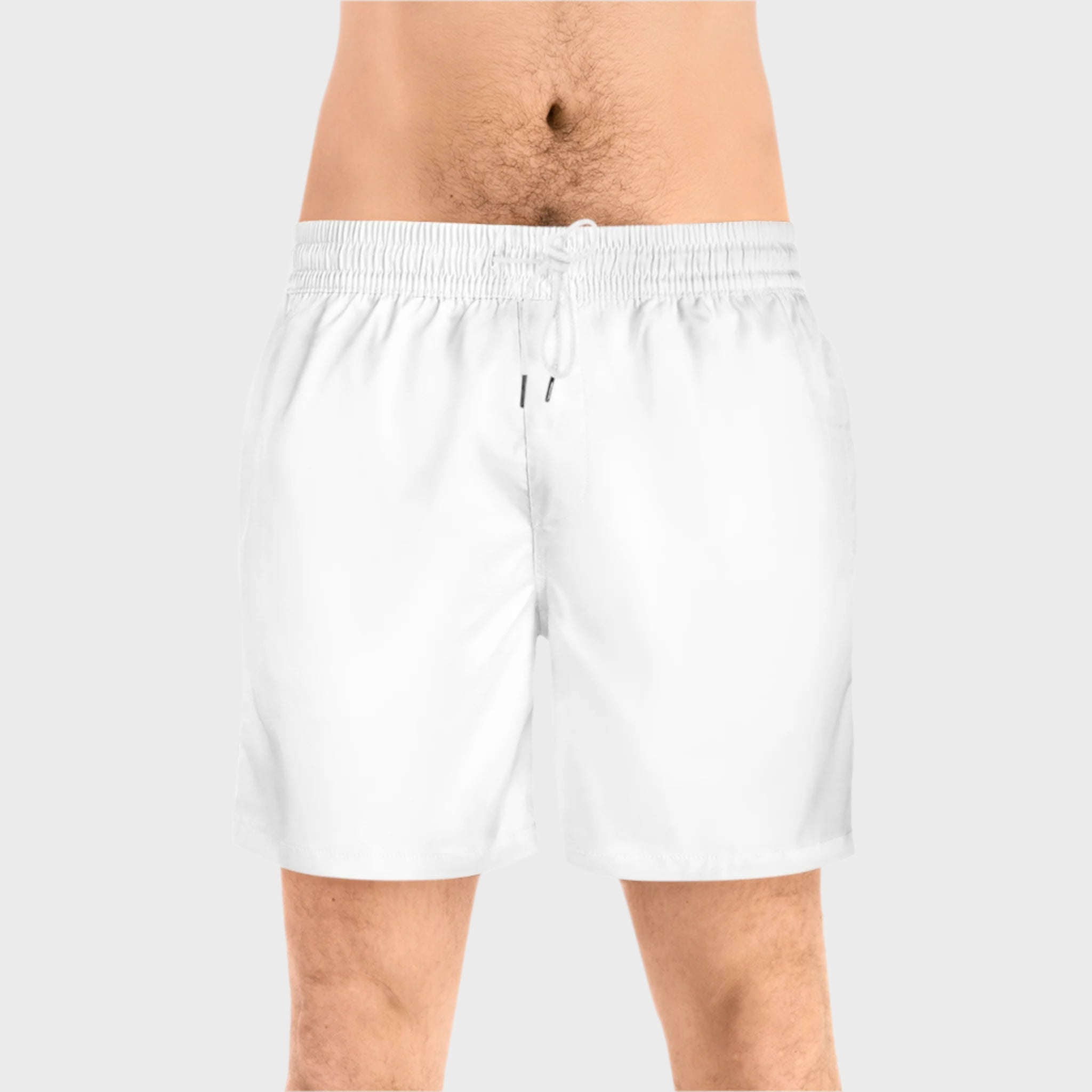 Men's Mid-Length Swim Shorts - Classic Beachwear for Summer Fun