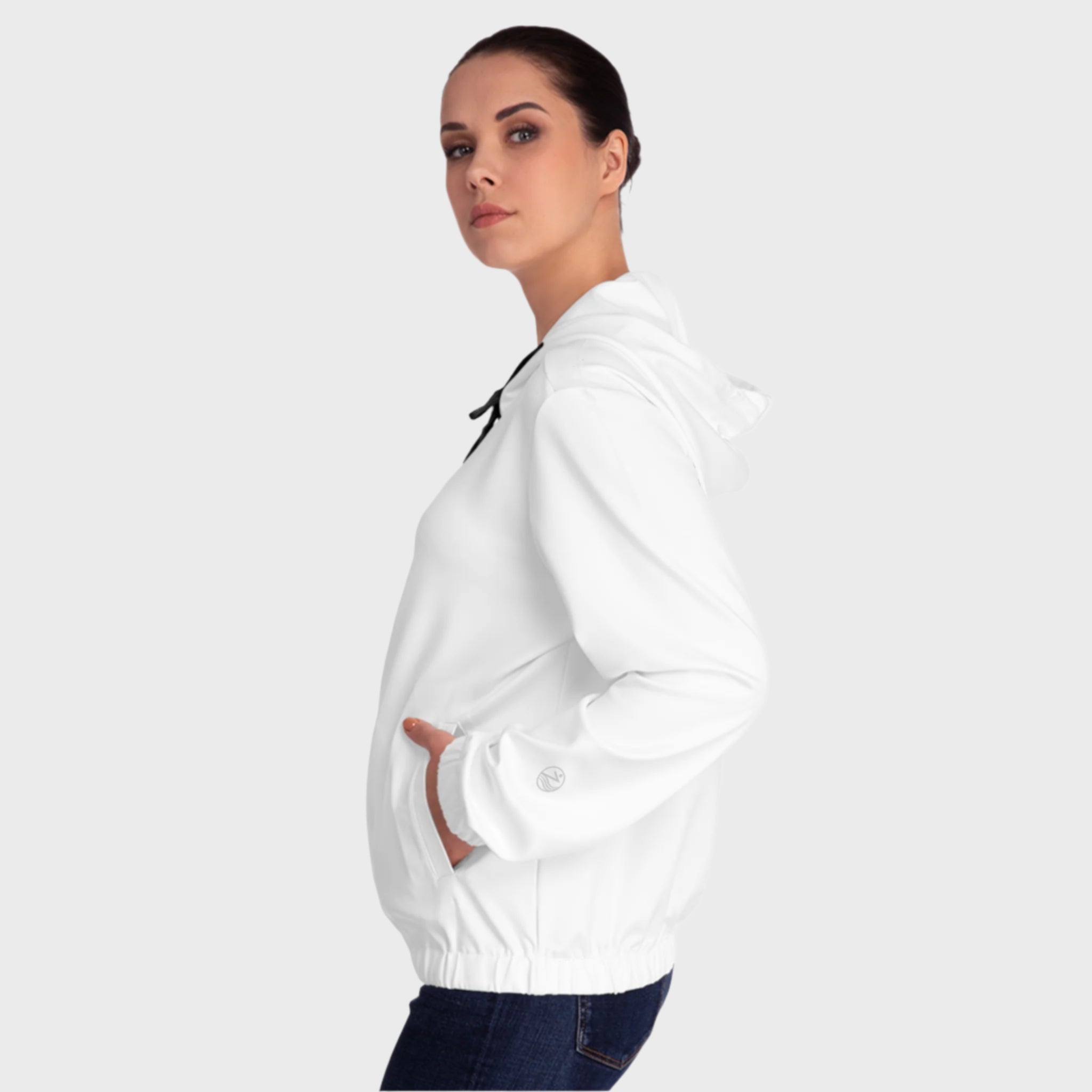 Stylish Women's Full-Zip Hoodie – Perfect for Casual Outings and Layering