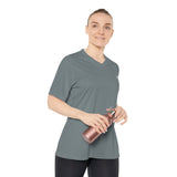 Women’s Performance V-Neck T-Shirt for Active Living - Breathable Workout Top