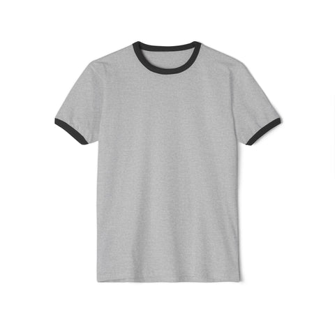 Unisex Vintage Style Cotton Ringer T-Shirt - Casual Comfort