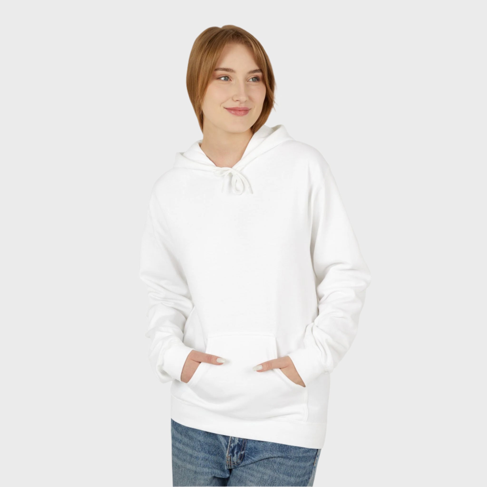 Unisex Midweight Softstyle Fleece Hoodie - Cozy Casual Comfort