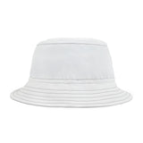 Minimalist White Bucket Hat for Summer Adventures