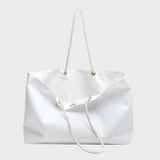 Stylish White Weekender Bag - Perfect for Travel, Beach, & Everyday Use