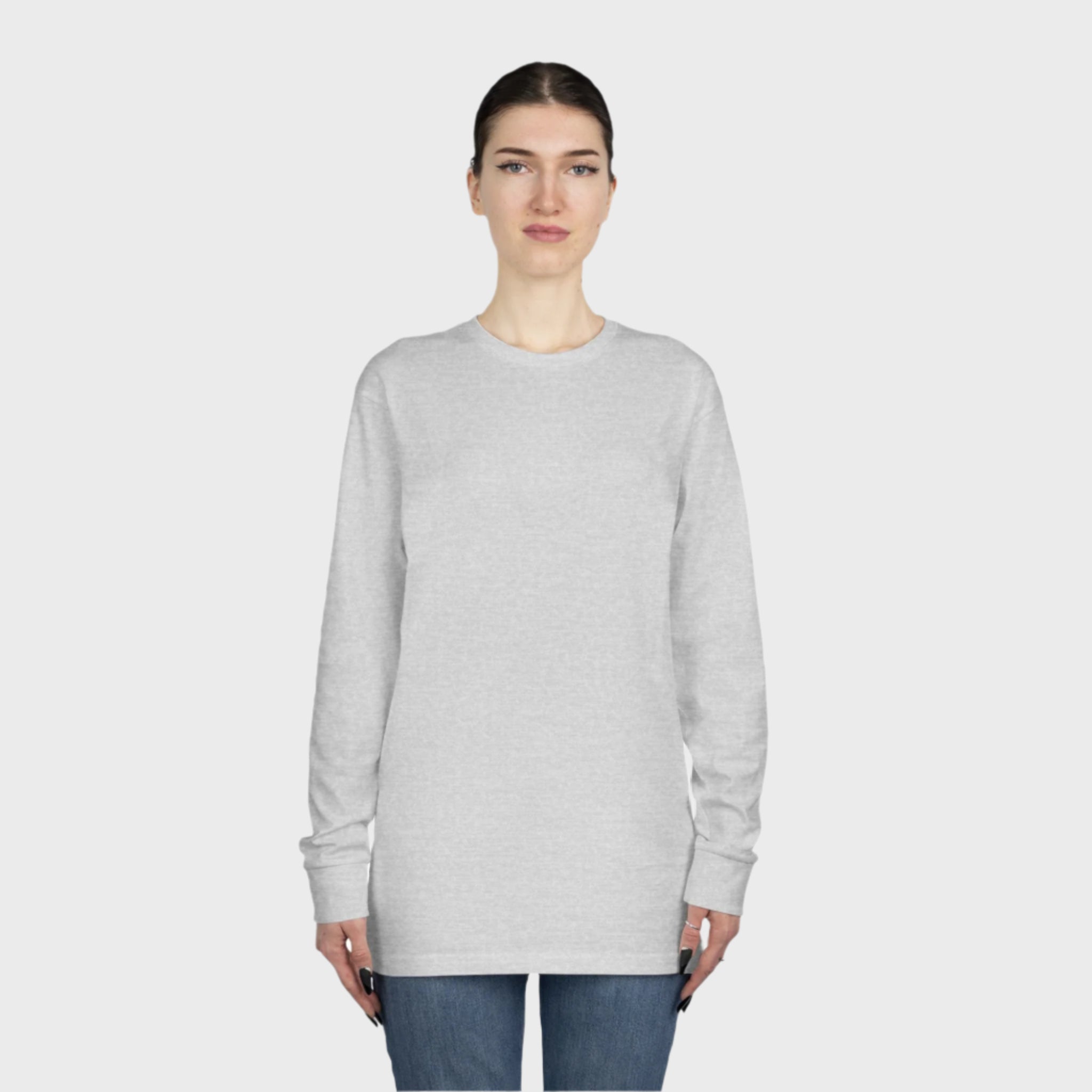 Unisex Long Sleeve Crewneck Tee - Comfortable Everyday Essential