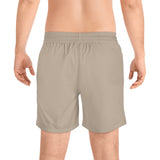 Men's Mid-Length Swim Shorts - Classic Beachwear for Summer Fun