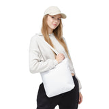 Minimalist White Tote Bag - Versatile Everyday Essential