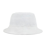 Minimalist White Bucket Hat for Summer Adventures