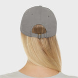 Stylish Dad Hat with Leather Patch - Casual Fashion Accessory