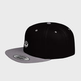 Minimalist White Flat Bill Snapback Hat - Clean Style for Everyday Wear