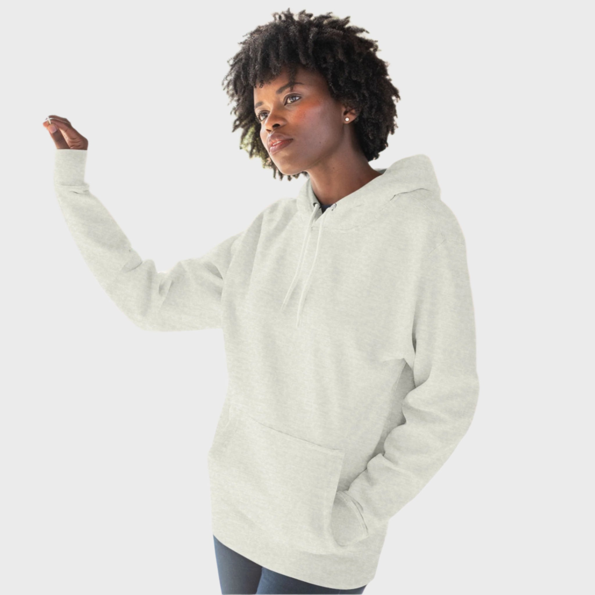 Cozy Three-Panel Fleece Hoodie for Ultimate Comfort