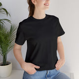 Minimalist White Unisex Jersey T-Shirt - Casual Comfort for Everyday Wear