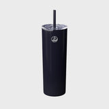 Sleek White 20oz Skinny Tumbler with Straw - Perfect for Hydration on the Go