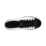 Stylish Men’s Classic Sneakers - Timeless Black and White High-Tops for Everyday Comfort