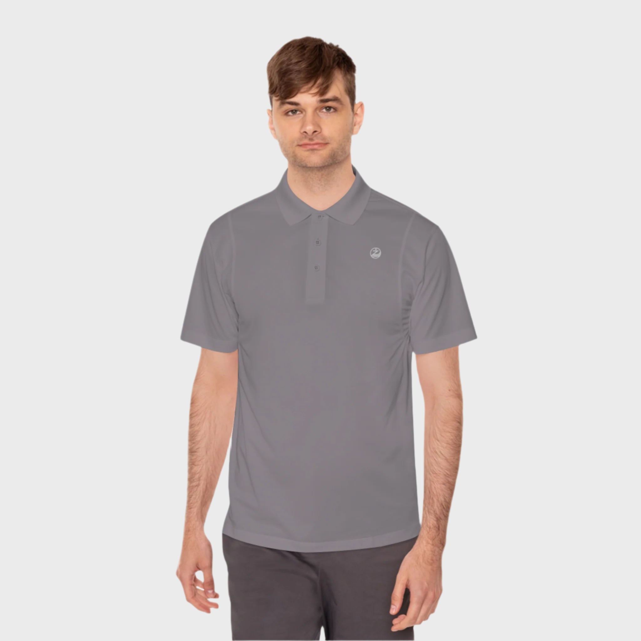 Men's Sport Polo Shirt - Breathable Athletic Wear for Active Lifestyle