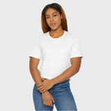 Minimalist White Unisex Jersey T-Shirt - Casual Comfort for Everyday Wear