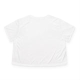 Chic Women's Flowy Cropped Tee - Comfortable Casual Style