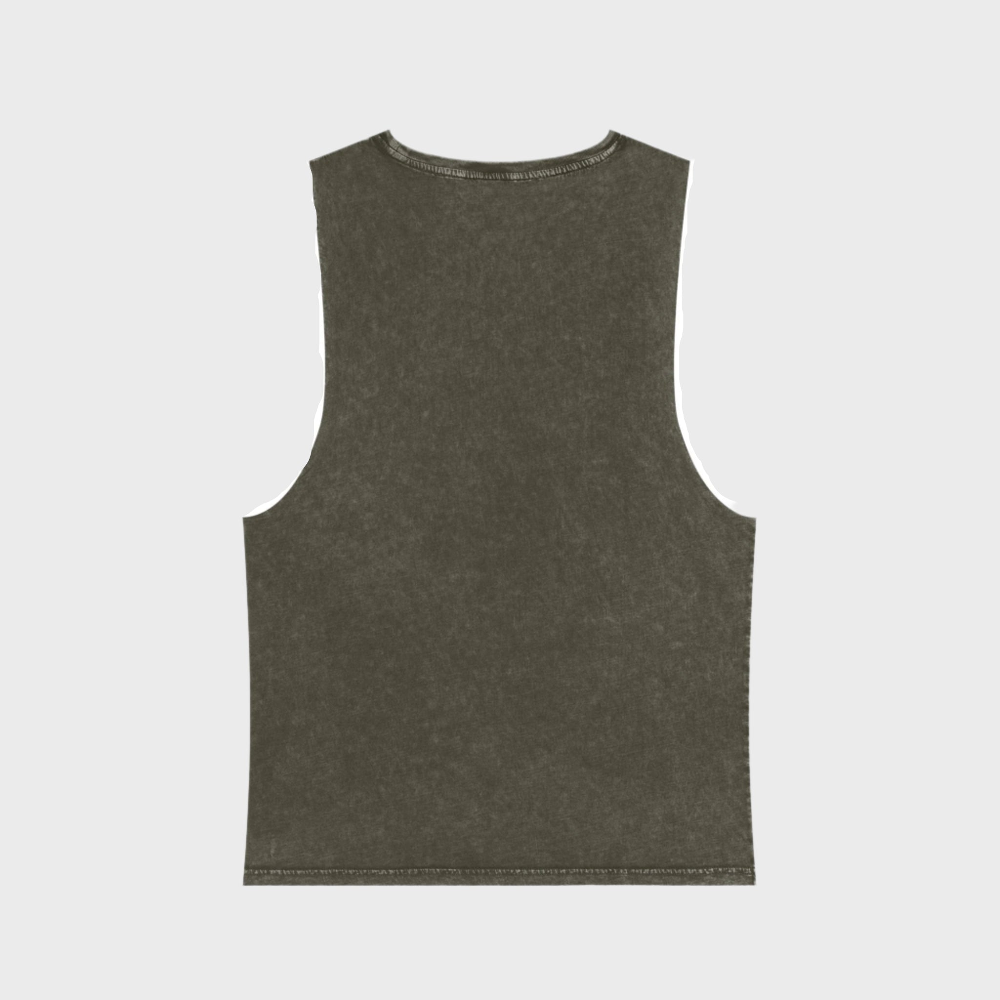 Unisex Stonewash Relaxed Tank Top - Perfect for Summer Vibes and Athleisure