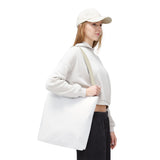 Minimalist White Tote Bag - Versatile Everyday Essential