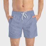Classic White Swim Trunks for Summer Fun | Lightweight, Quick-Dry Beachwear