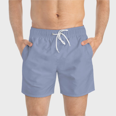 Classic White Swim Trunks for Summer Fun | Lightweight, Quick-Dry Beachwear