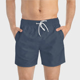 Classic White Swim Trunks for Summer Fun | Lightweight, Quick-Dry Beachwear