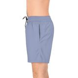 Men's Mid-Length Swim Shorts - Classic Beachwear for Summer Fun