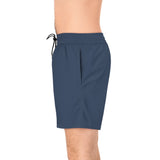 Men's Mid-Length Swim Shorts - Classic Beachwear for Summer Fun