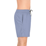 Men's Mid-Length Swim Shorts - Classic Beachwear for Summer Fun
