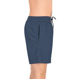 Men's Mid-Length Swim Shorts - Classic Beachwear for Summer Fun