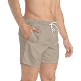 Classic White Swim Trunks for Summer Fun | Lightweight, Quick-Dry Beachwear